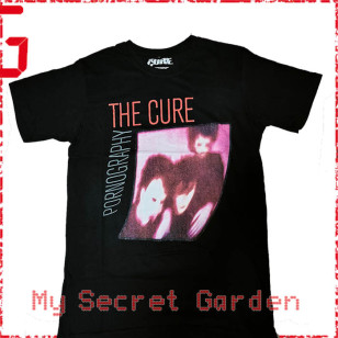 The Cure - Pornography Photo Warped Official Unisex Premium Carbon T-Shirt ( Men S, M, L ) ***READY TO SHIP from Hong Kong***